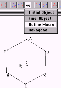Macro hexagone