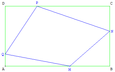 Quadrilatère dans un rectangle
