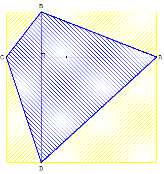 Pseudo-carré inscrit dans un carré