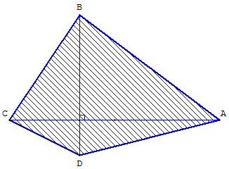 Quadrilatère orthodiagonal convexe