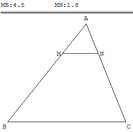 Trouver un triangle isocèle Problème