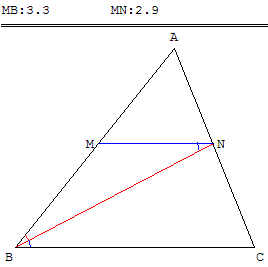 Trouver un triangle isocèle 2