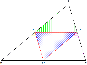 Médianes et triangle médial