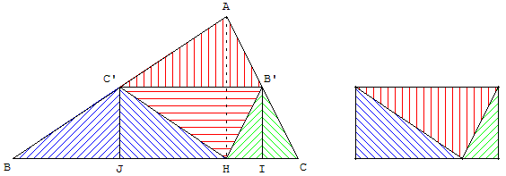 Pliage d'un triangle