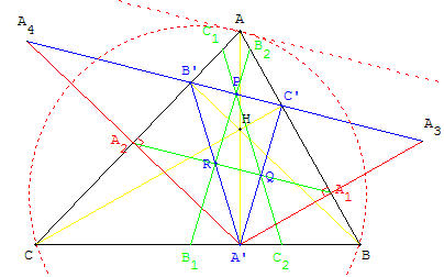 Triangle médian du triangle orthique