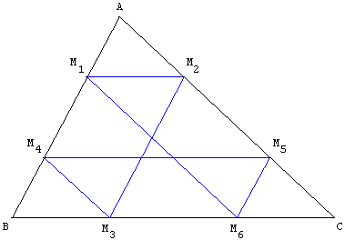 Tourniquette sur un triangle
