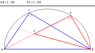 Bissectrices d'un triangle rectangle