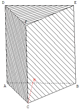 Prisme de base triangulaire