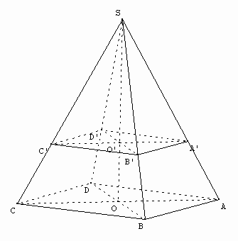 Section d'une pyramide