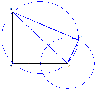 triangle rectangle d'hypoténuse rac(8)