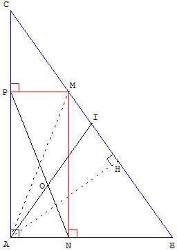 Orthogonalité dans un triangle