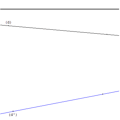 Angle de deux droites