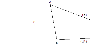 Tracer le symétrique d'un triangle
